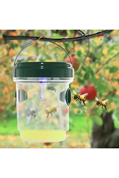 Arabest عبوتان من مصائد الدبابير الشمسية المعلقة الخارجية، مصيدة نحل النجار