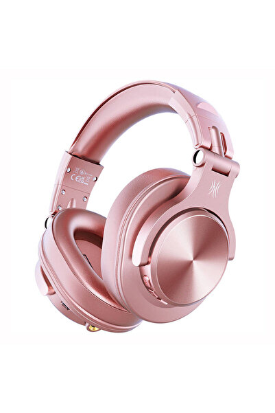 Oneodio Fusion A70 DJ Wireless Headphones, 50H Battery, Bluetooth 5.2, Pink