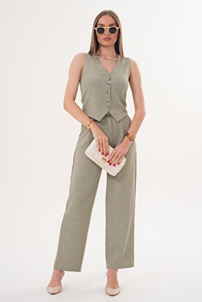 ŞİMAL Women's Vest and Trouser Suit 260013 -