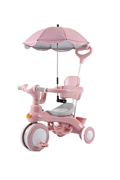 Arabest دراجة ثلاثية العجلات متعددة الوظائف 3 في 1 للأطفال مزودة بمقبض قابل ل...