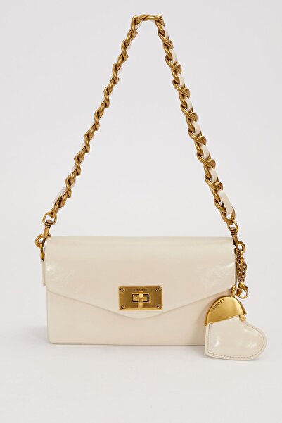 Levidor A.Grey Half Metal Heart Shoulder Bag