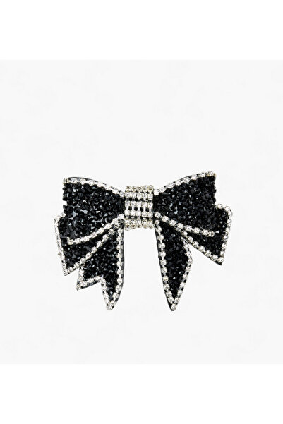 Lifestyle Bow Barette Hair Clip with Embellished Detail