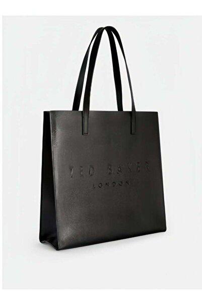 GENESE TB Women's Tote Bag Large Black Soocon Crosshatch Bag for Women