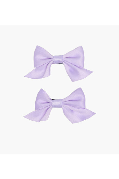 Lifestyle Pack of 2 Bow Shaped Hair Clips