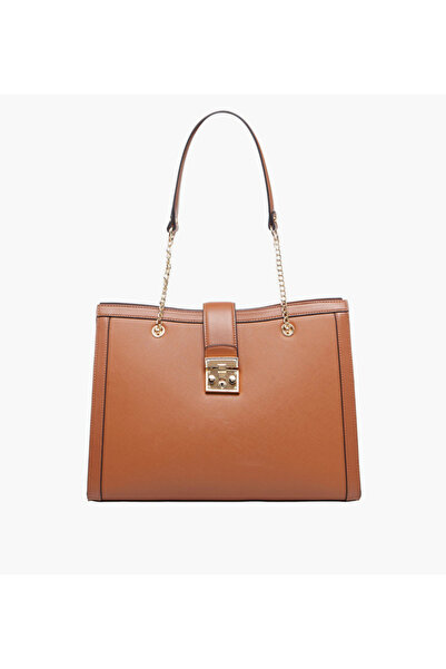 SASHA Textured Tote Bag with Handles