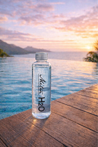 Kapris Borosilikat Cam Matarası 1000 ML Gri 3848