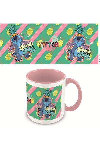 Pyramid كوب سيراميك ملون من الداخل والمقبض، بتصميم ليلو وستيتش (أنت المفضل لد...