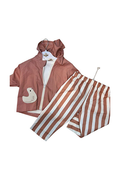 JuraKids Girl's Top and Bottom 3-Piece Set with Jacket, Girl's Set