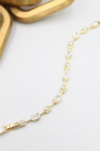 MENESSA سوار شوبينج المرصع بالأحجار - ذهبي