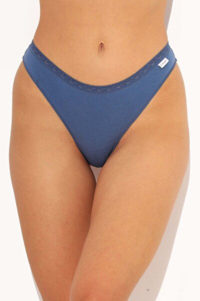 Piera Denim cotton thong panties CECILIA S1791