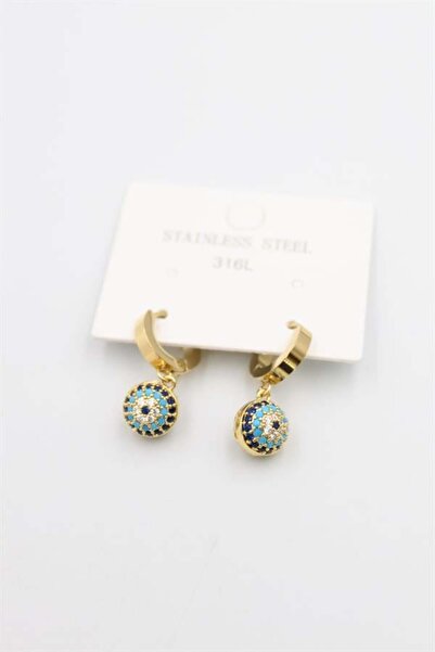 MENESSA Evil Eye Earrings - Gold
