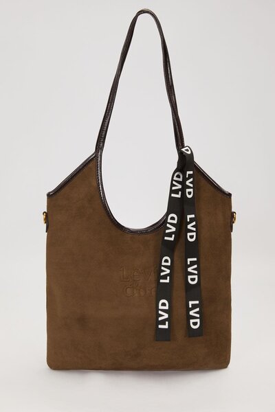 Levidor Green Lvd Shoulder Bag with Rope Strap