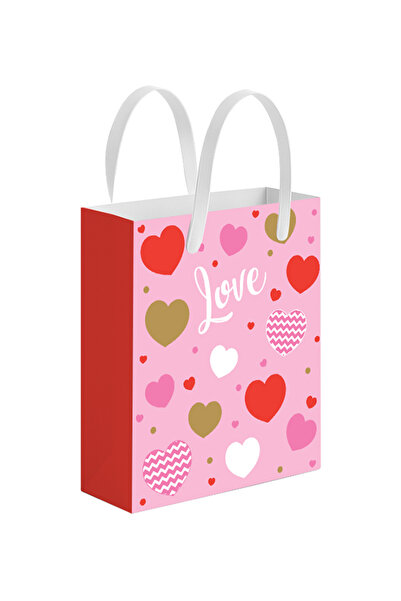 Share the Love حقيبة هدايا كبيرة على شكل قلوب الحب