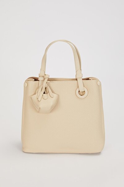 Levidor Cream mini bag charm handbag