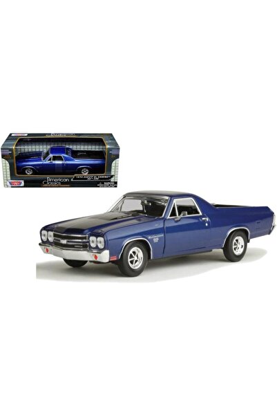 Motor Max Collection 1 / 24 Scale 1970 Chevrolet El Camino Ss Navy Blue Model...