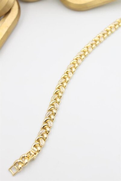 MENESSA سوار شوبينج المرصع بالأحجار - ذهبي