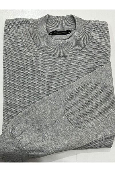 Tony Montana YARIM BALIKÇI YAKA BÜYÜK BEDEN DOKULU BATTAL TRİKO KAZAK TB3060