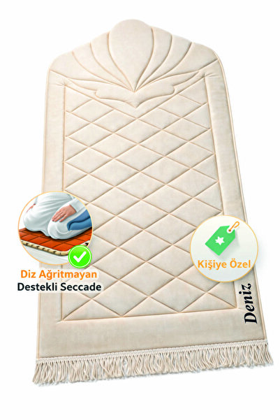 simply line İsme Özel Kapitone Diz Ağrıtmayan Çantalı hediyelik kişiye özel S...