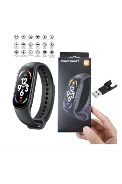 TodayShop Brățară inteligentă de fitness model 7 - Monitor de activitate și sănătate cu ecran tactil