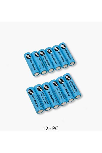 GLOO مجموعة من 12 بطارية قلوية