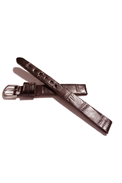 FADO Genuine Leather Watch Band Compatible with Every Watch Aci Brown 8 mm (422)