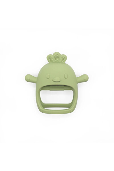 Zenva Jucărie de dentiție Mănușă de pui, silicon alimentar, fără BPA, 3-12 lu...