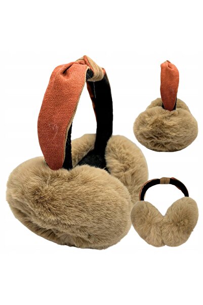 Other Winter Women's Earmuffs Ribbon Plush Warm Foldable Insulated