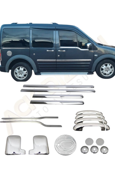 ACK Dizayn FORD CONNECT 2002-2009 6'LI KROM YAN SET (AYNA-KİLİT AÇMA-DEPO KAP...