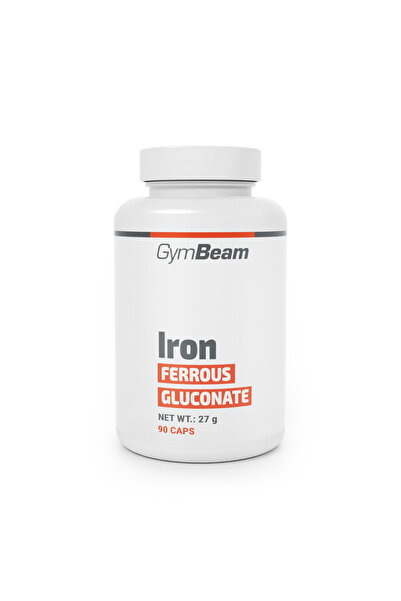 GymBeam Gluconat de fier, 90 capsule