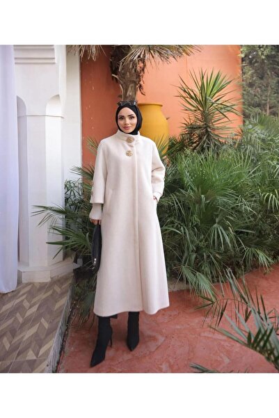 Nirvana ANGORA KUMAŞ PELUŞ GİY ÇIK KABAN