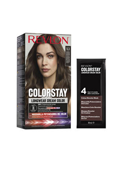 Revlon , Color Stay, Permanent Hair Dye, 5.3 Medium Golden Brown, 165 ml