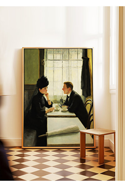 ARTHOUSECOLLECTIVE Gotthardt Kuehl - În Cafeneaua - Poster fără ramă cu dimen...