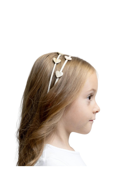 Generic Double Alice Band Darling First Kiss Hairband for Kids