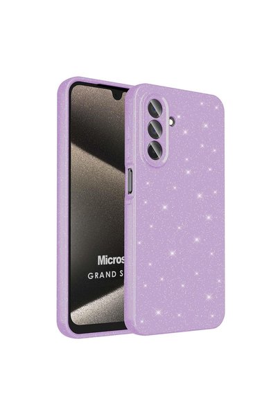 Microsonic Samsung Galaxy A17 Case Grand Stardust Lilac