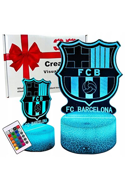 Other Lumină de noapte pentru copii cu stema FC Barcelona, ​​16 LED-uri 3D + ...