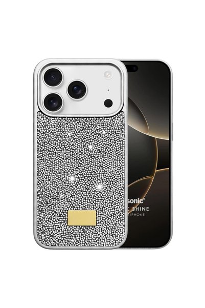 Microsonic Case Compatible with Apple iPhone 18 Pro Max Cosmic Shine Silver