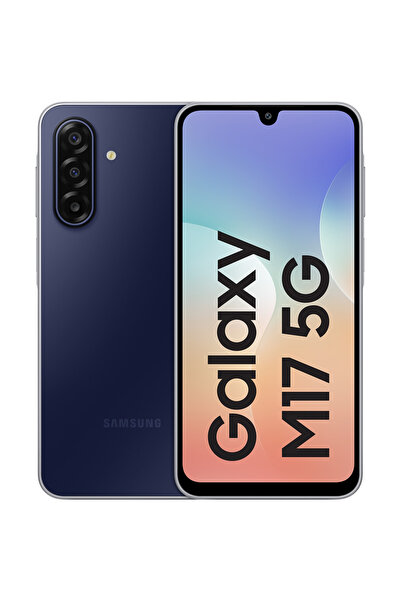 Samsung Telefon mobil Galaxy M17, Dual SIM, 8GB RAM, 128GB, 5G, Sapphire Black