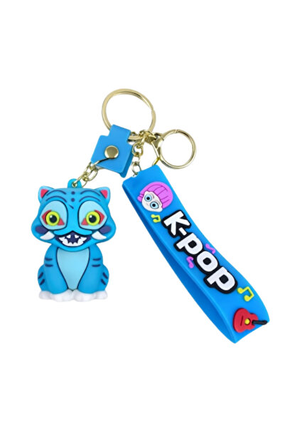 OEM K-POP Tiger Keychain, 5 cm, Multicolor, Accessory for Keys and Backpacks
