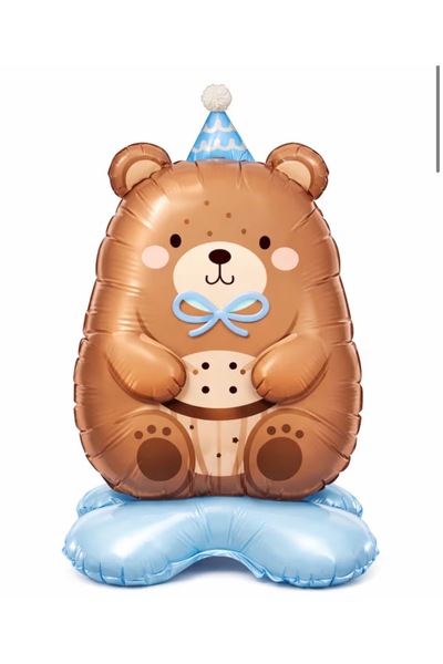 Çemrek Süs Parti Standing Bear Foil Balloon 1 Piece 65 cm
