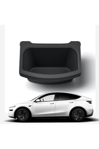 TESLA Juniper Arka Koltuk Arkasına Takılan Çöp Kutusu ve Saklama Alanı - Siyah