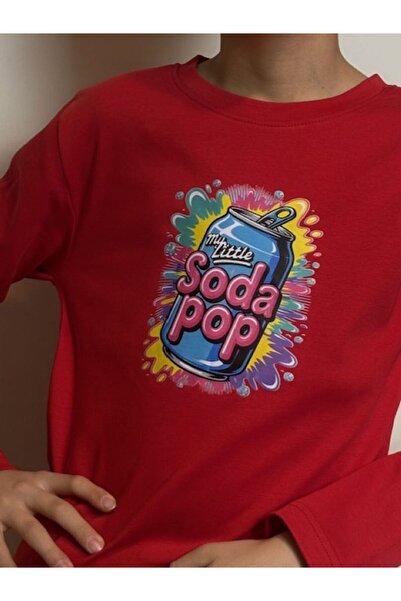 Mir KidsClup تي شيرت بأكمام طويلة من قماش الإنترلوك للجنسين