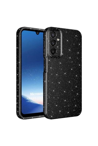 Microsonic Samsung Galaxy A05S Case Grand Stardust Black