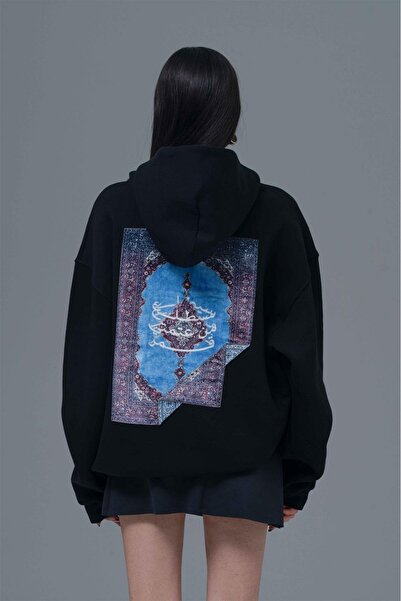 Flaubert Flaubert_Unisex Kalın 3 İplik KAR Basic Oversize Pamuklu Sweatshirt ...