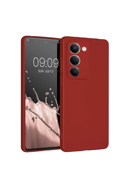 Microsonic Matte Silicone Redmi 15 Case Red