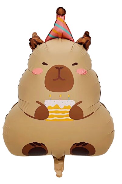 Çemrek Süs Parti Kapibara Foil Balloon 1 Piece 70 cm