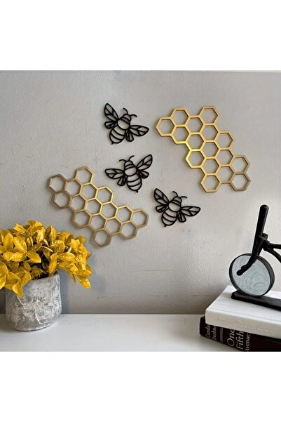 Gökçe pano ARI VE PETEKLERİ DERS ÇALIŞMA MASASI DUVAR DEKORASYON PLEKSİ KESİM