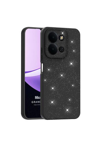 Microsonic Redmi 15C Case Grand Stardust Black