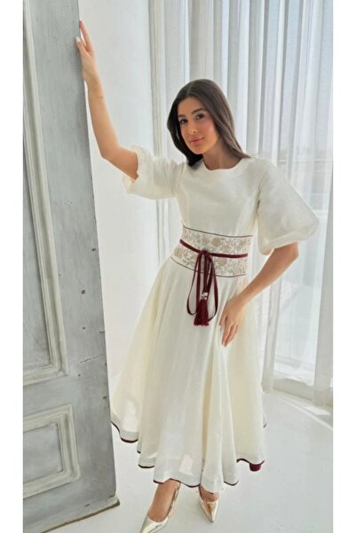 Masha A beautiful and elegant Ramadan jalabiya made of Bahraini fabric with h...