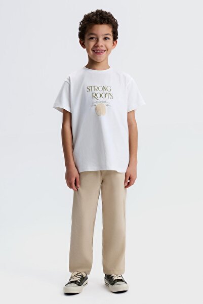 NK Boy's Harley Pants 4-8 Years Cream