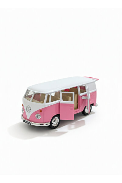DYA TİCARET Nostaljik Pembe Volkswagen T1 Karavan - Açılır Kapılı Klasik Mode...